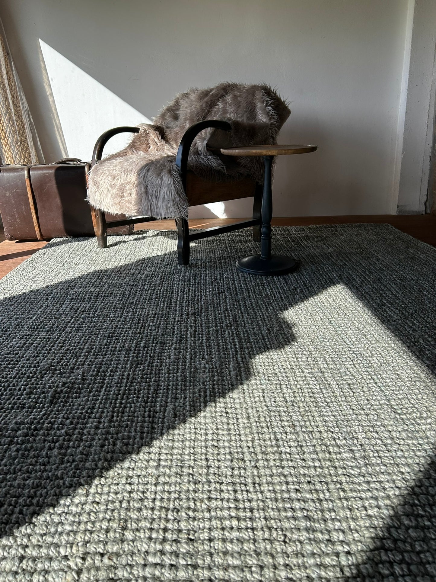 Alfombra Yute Boucle Grey 2x3