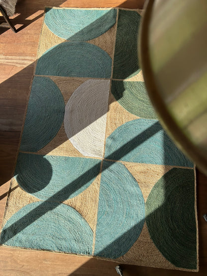 Alfombra Yute Half Moon 2x3