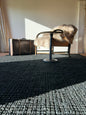 Alfombra Yute Boucle Black 4x3