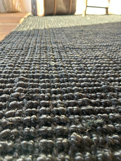 Alfombra Yute Boucle Black 2x3