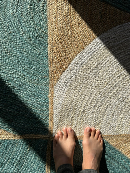 Alfombra Yute Half Moon 2x3