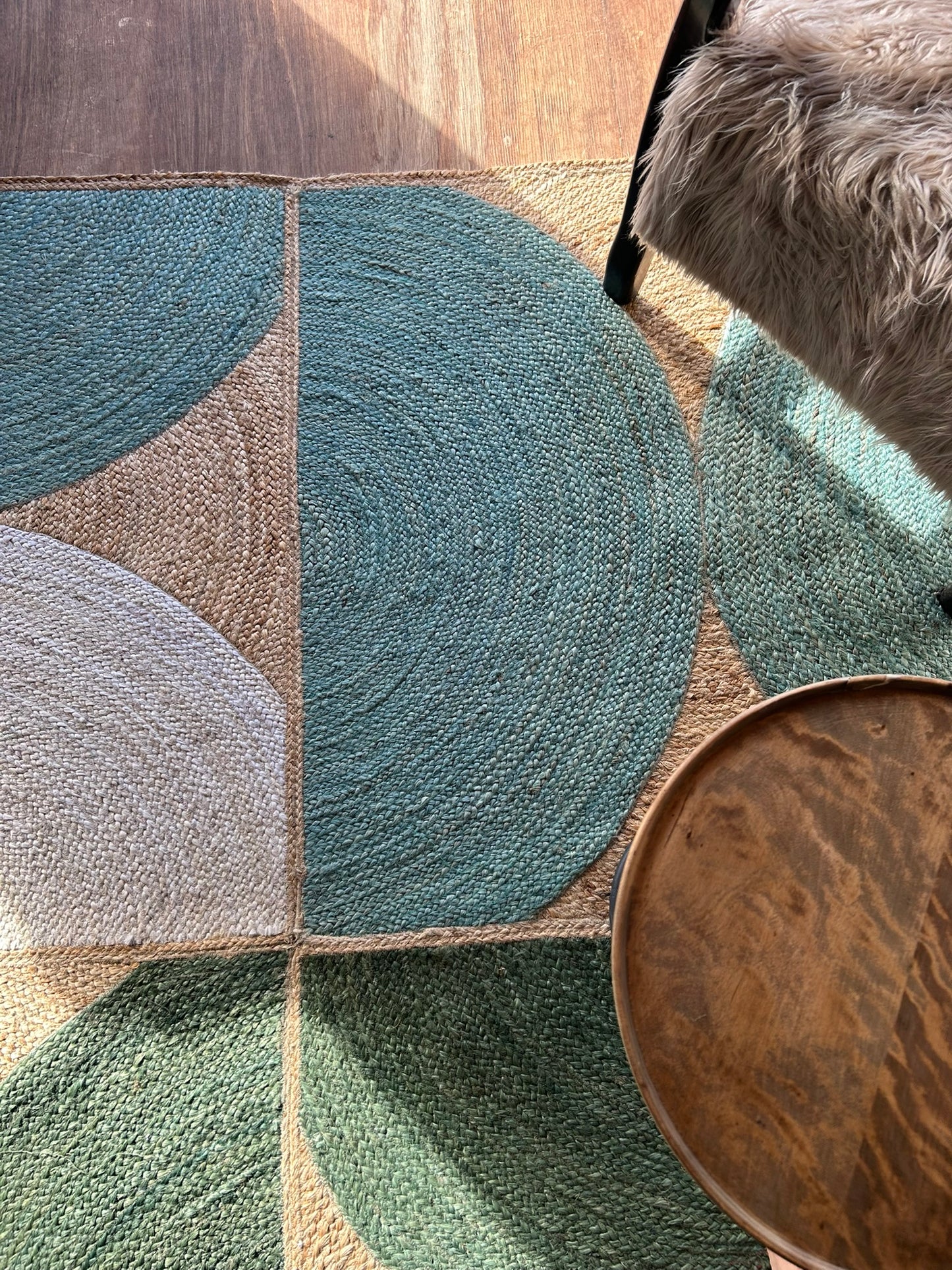 Alfombra Yute Half Moon 2x3