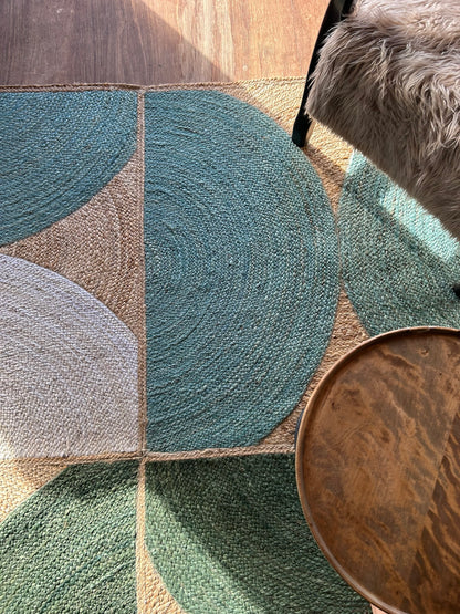 Alfombra Yute Half Moon 2x3