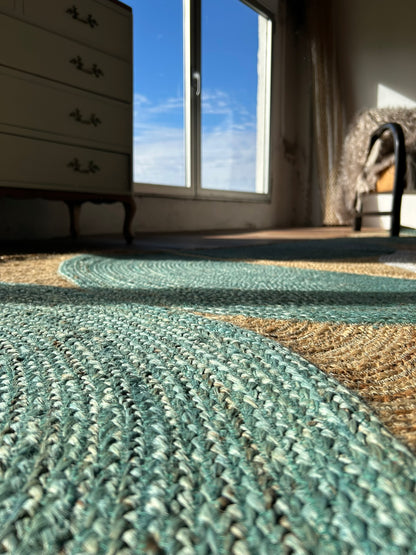 Alfombra Yute Half Moon 2x3